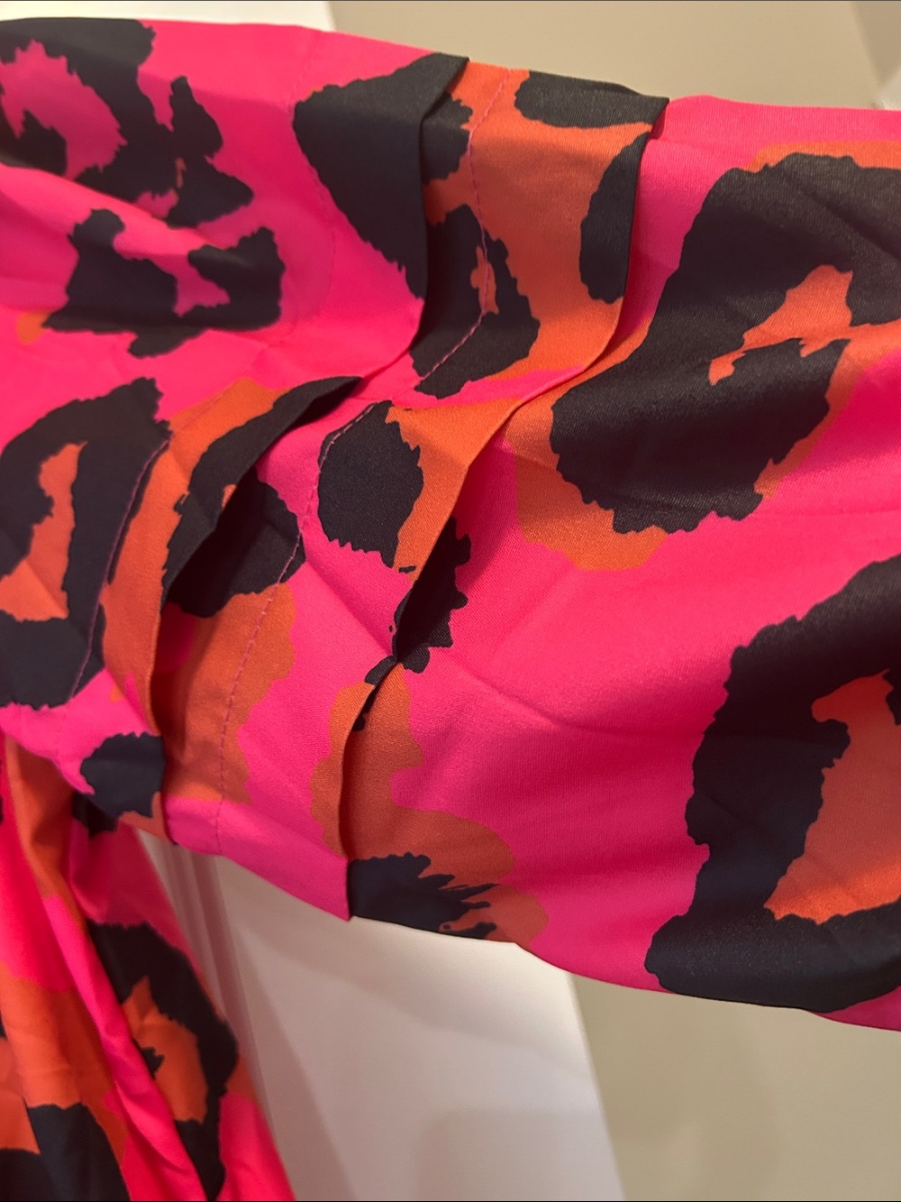 Bright Pink Animal Print Tunic Dress - Picture 5 of 13